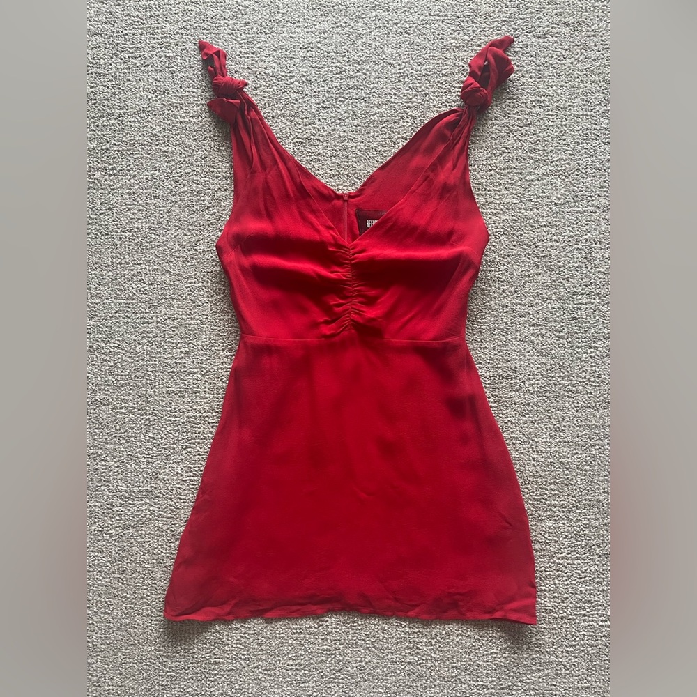 Reformation red summer dress